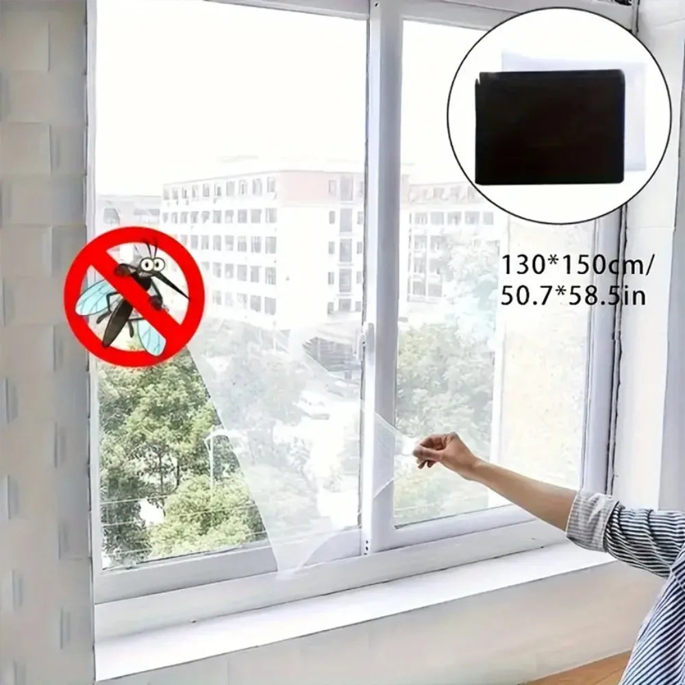 DIY Mosquito Net Self-adhesive Indoor Anti-insect Fly Screen Curtains Window Net Protections Mesh Home Textile Bed Garden Peaceful Pleasures Health and Wellness