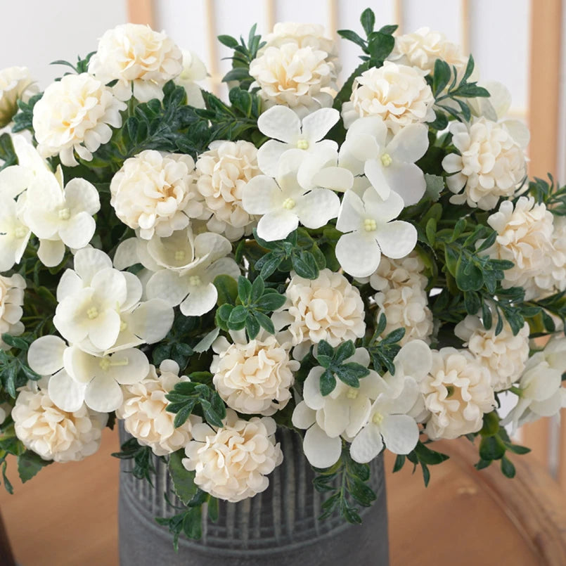 Artificial Silk Hydrangea Bouquet | Wedding & Home Décor