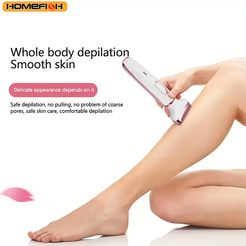 4 in 1 Electric Razor for Women Shaver Lady Shaver Body Hair Trimmer for Armpit Bikini Arm Leg Face Mustache Portable Painless Peaceful Pleasures Health and Wellness
