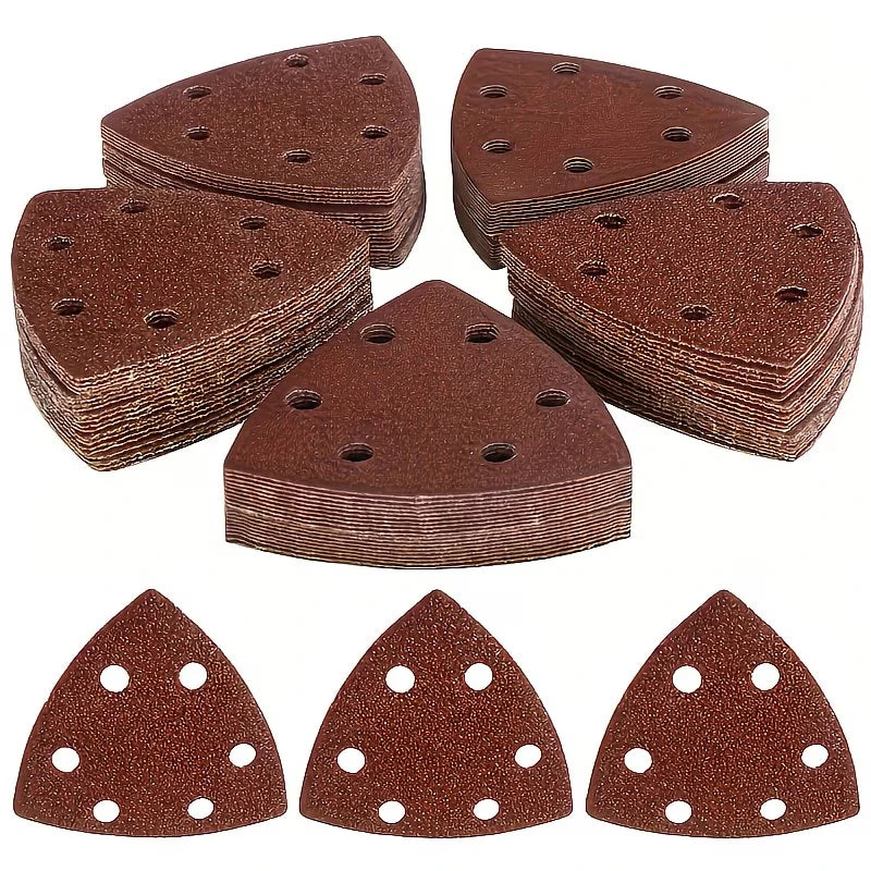 20 6-hole Triangular Polishing Pad Suitable Gypsum Other Surfaces