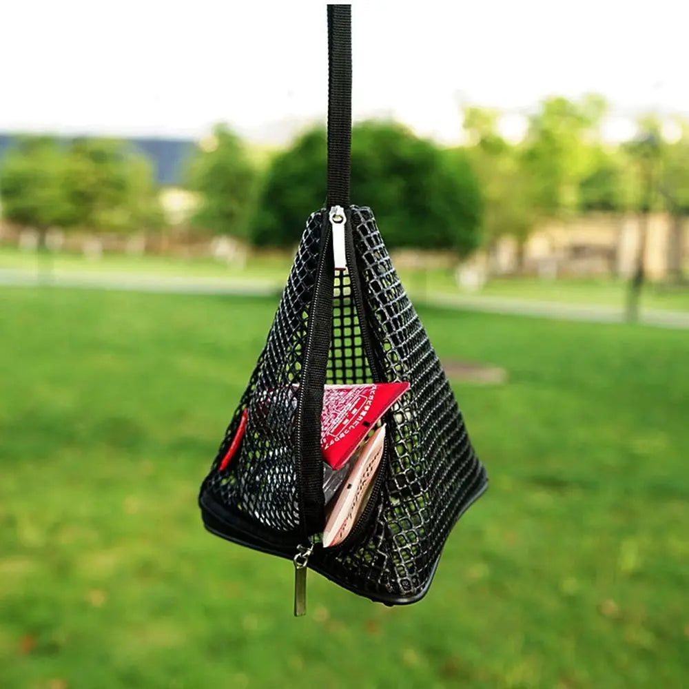 Camping Hanging Mesh Net Bag | Foldable Food Drying Organizer Camping Food Storage Peaceful Pleasures Health and Wellness
