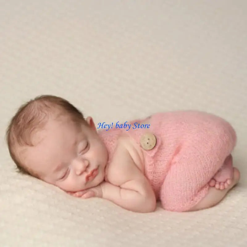 Baby Photo Prop Bodysuit Overalls | Newborn Photography Outfit