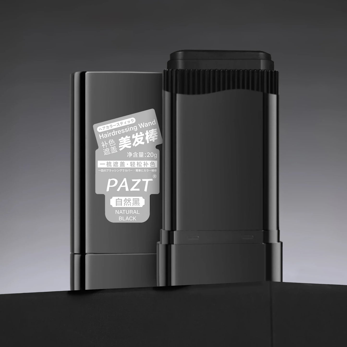 PAZT Portable Hair Color Cover Wand with Comb – Grey Touch-Up