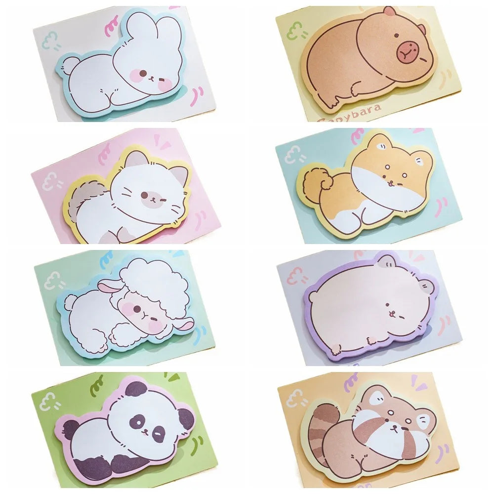 Cute Animal Sticky Notes – Journaling Memo Pad for Teens & Girls