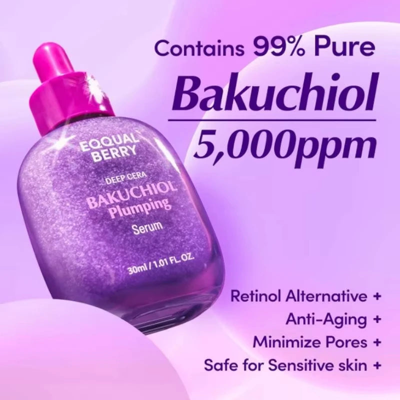 Bakuchiol Brightening Face Serum – Vitamin C Hydrating Oil 30ml