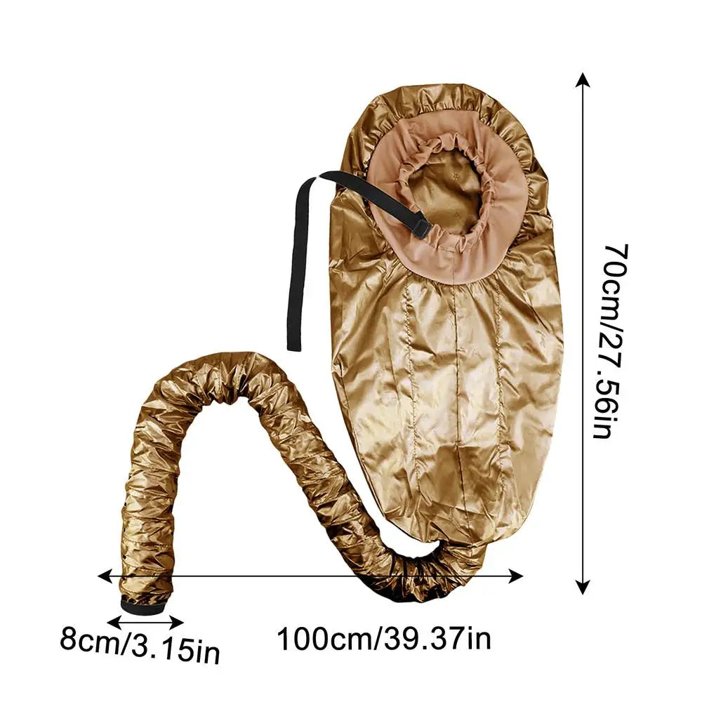 Bonnet Hood Hair Dryer Attachment – Portable Soft Drying Cap