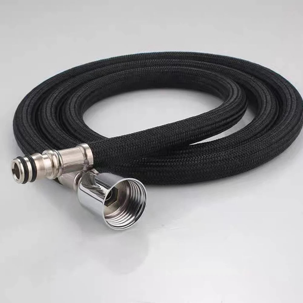 1 5m Kitchen Faucet Hose 360 Rotation Pull Out Nylon Braided Shower