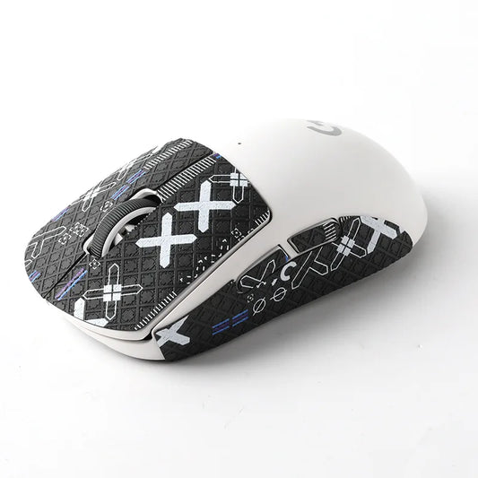 Mouse Grip Tape Skate Sticker Non Slip Suck Sweat Mouse Anti-Slip Sticker For Logitech G Pro X Superlight Wireless Mouse Peaceful Pleasures Health and Wellness black