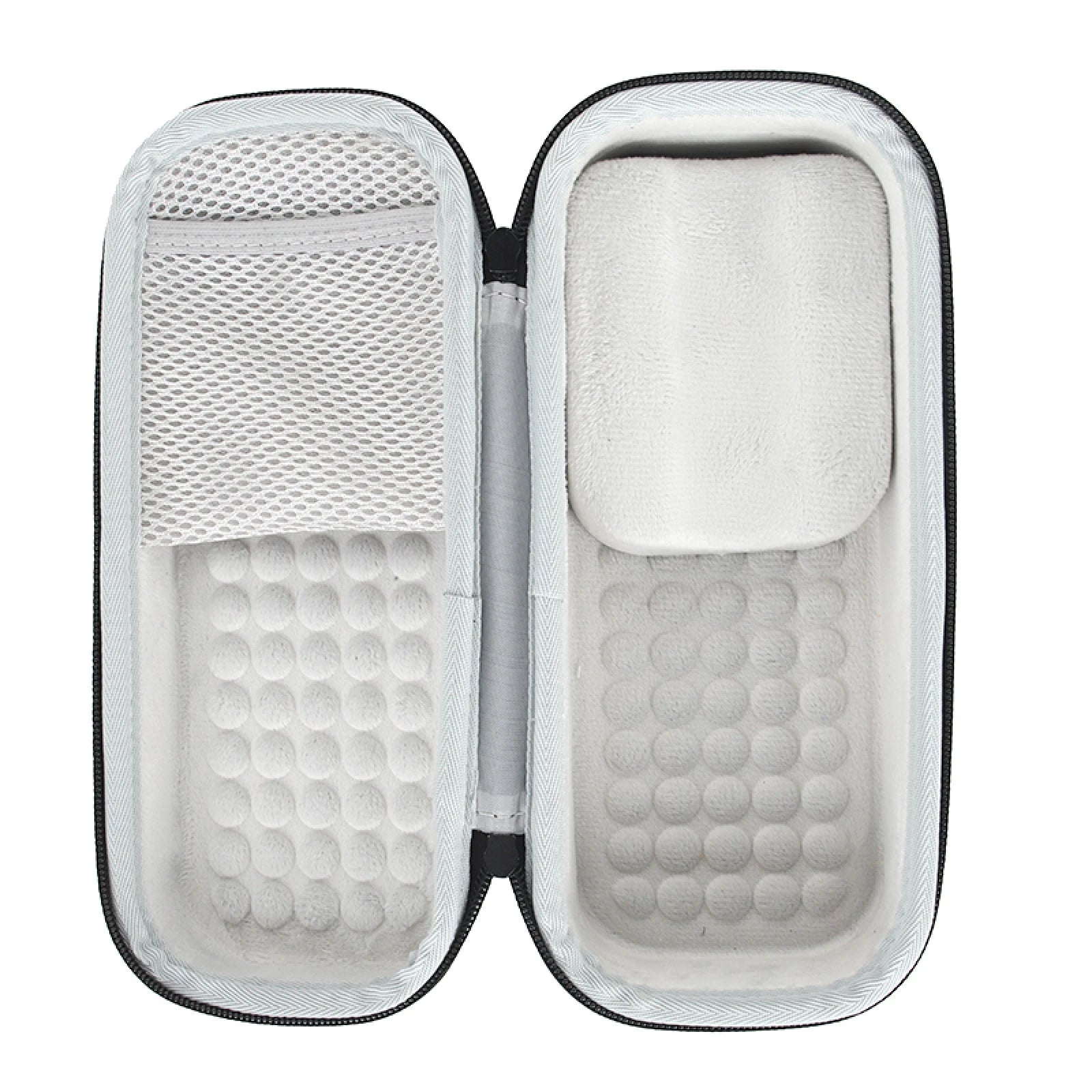 Shock-Proof For JBL KMC600/KMC500/KMC650 Microphone Storage Bag Mesh Pocket Design Is For Storing Data Cables And Other Items Peaceful Pleasures Health and Wellness Gray lining