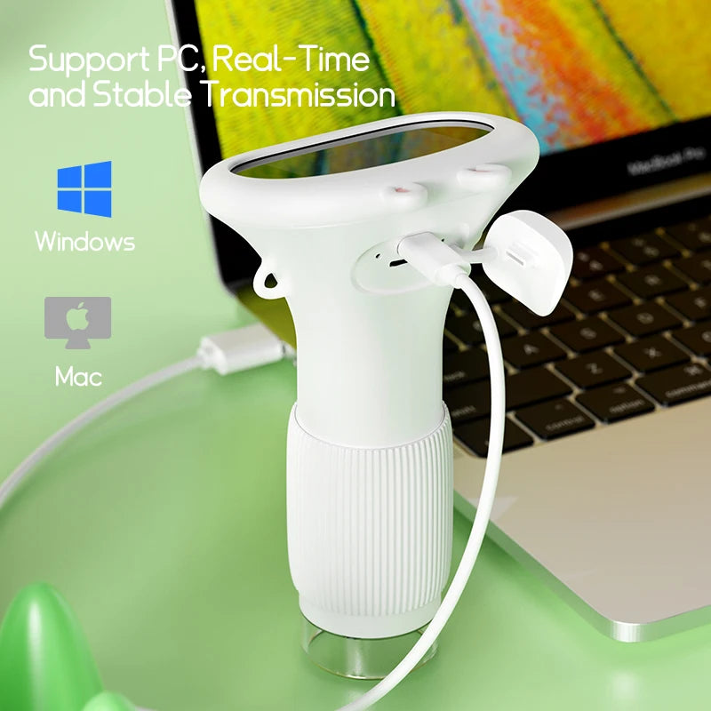 Kids Microscope 1000x Magnifier Microscope 200 Megapixels With LED Photo Video Function Educational Toys Science For Children Peaceful Pleasures Health and Wellness