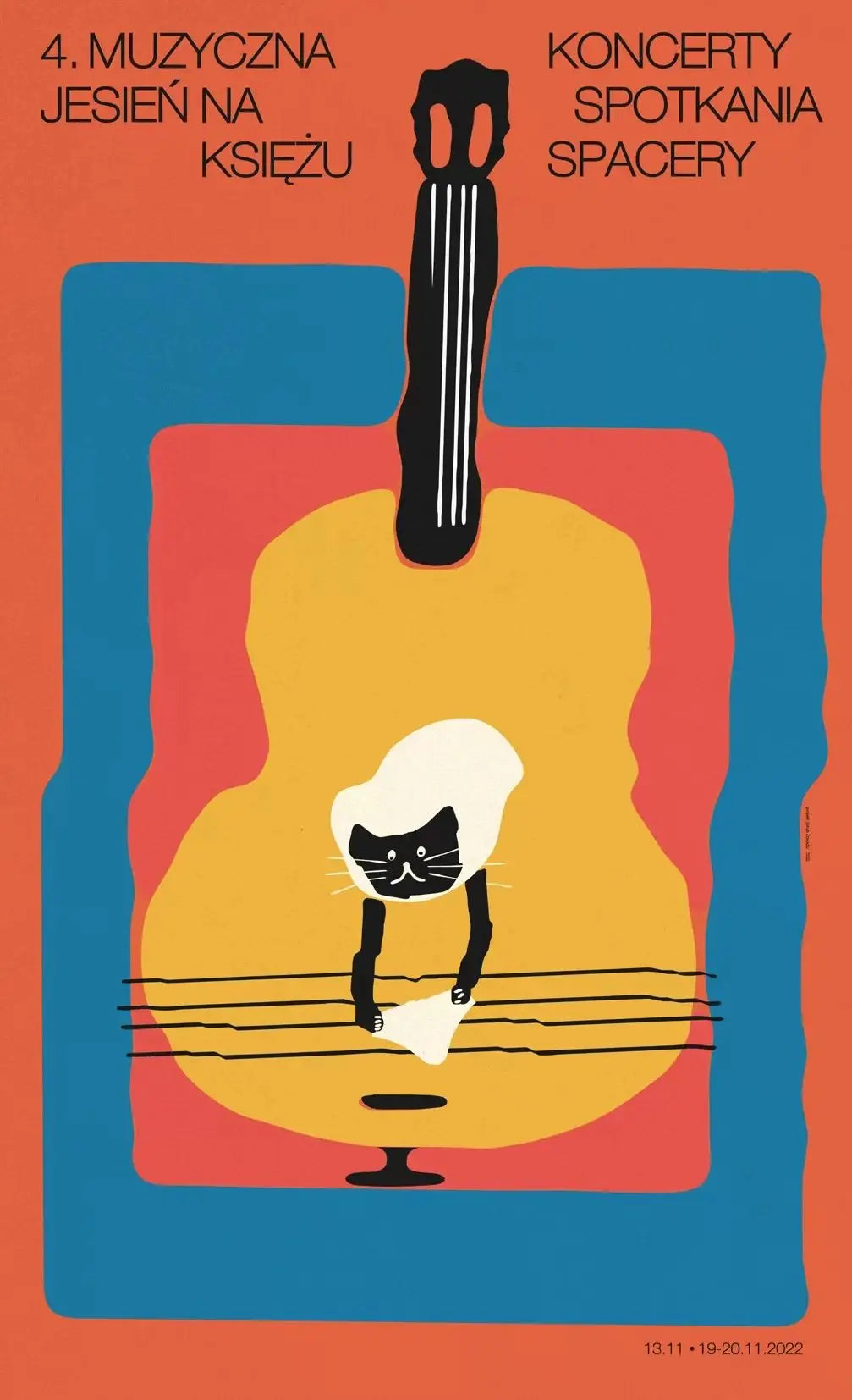 Original Polish Funny Abstract Animal Retro Poster Canvas Printing World Cat Day Dog Storks Wall Art Club Room Home Bar Decor Peaceful Pleasures Health and Wellness