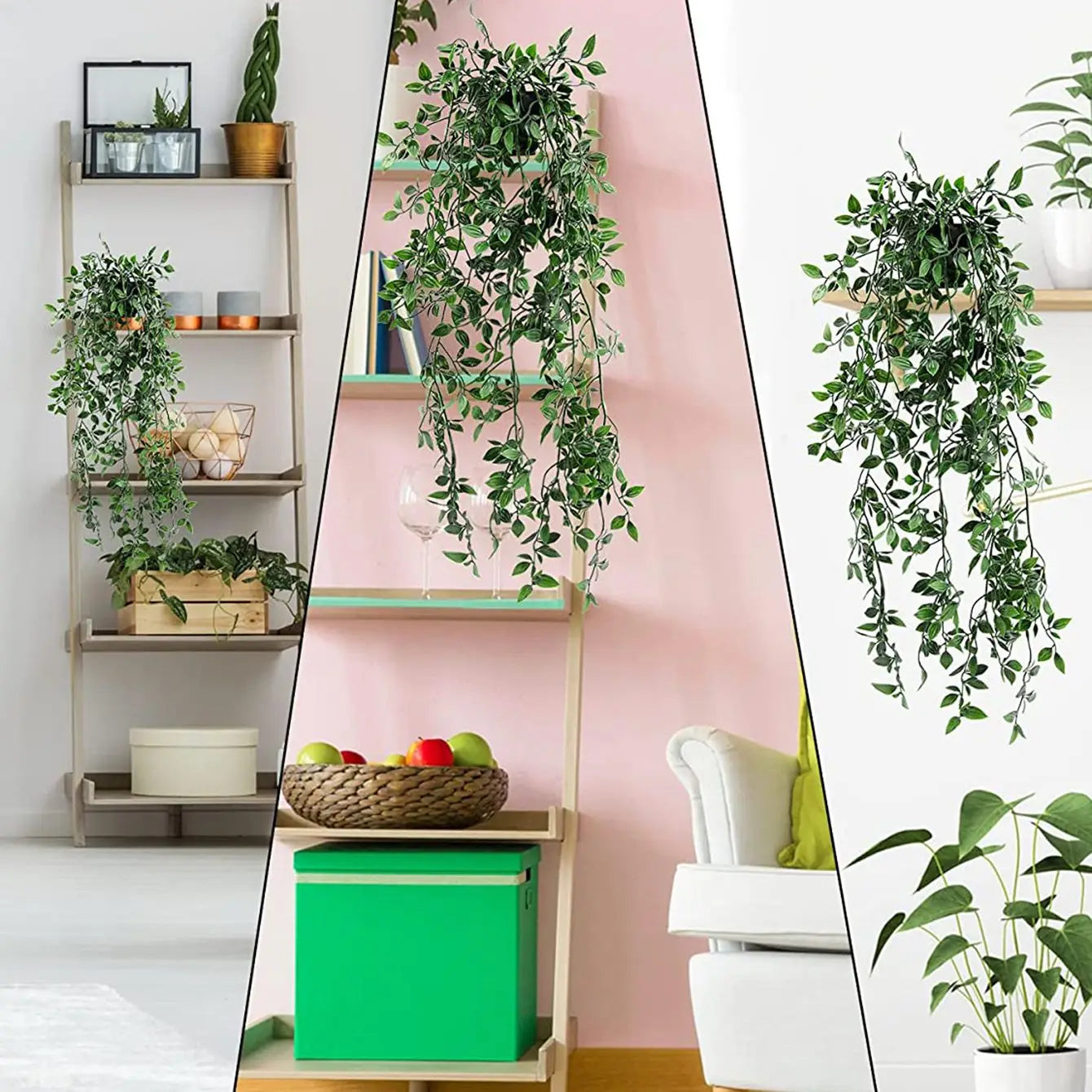 Artificial Ivy Plants with Pots | Wedding & Home Wall Decor