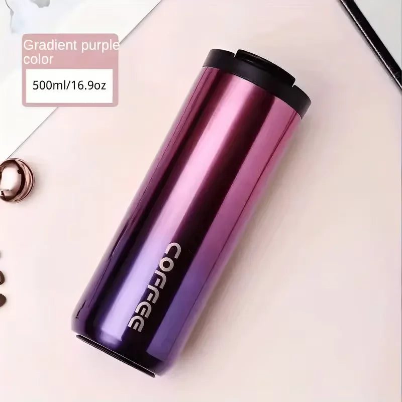 400ml Stainless Steel Insulated Travel Mug – Leakproof Thermos