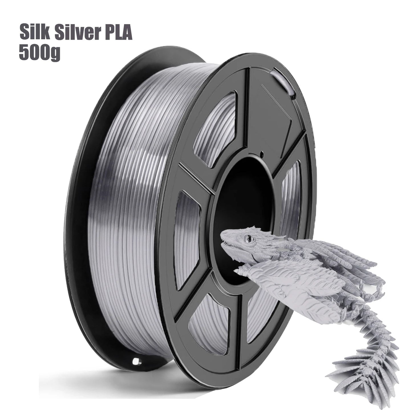 DINGSUN 3D Silk PLA Filament 1.75mm – Shiny, ±0.02mm Accuracy