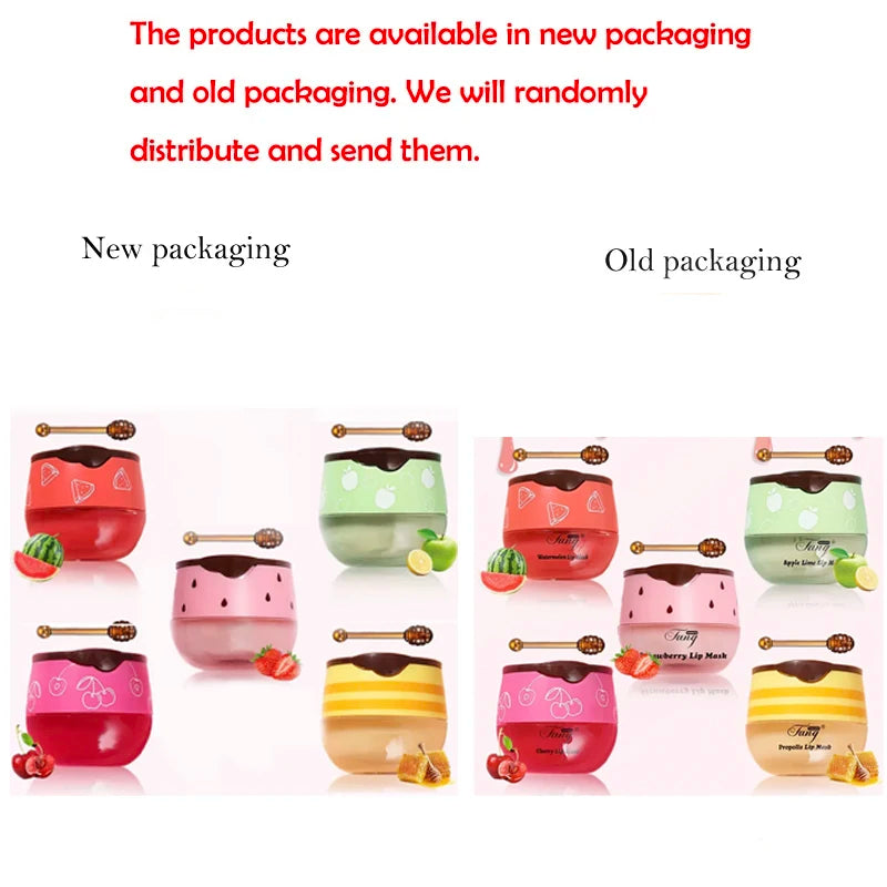 LUXURYTO Lip Sleep Mask – Strawberry Honey Overnight Lip Balm