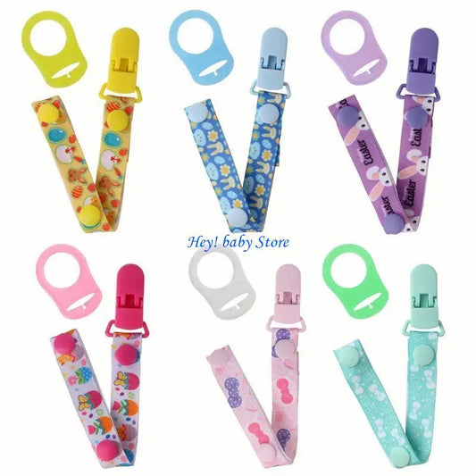 Baby Pacifier Clip & Chain Set – 6 Colors for Toddlers Pacifier Clip Set Peaceful Pleasures Health and Wellness