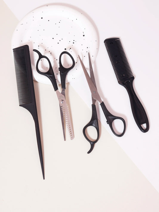 Professional Hair Cutting Tool Set – Clippers, Combs & Thinning Shears Hair Cutting Tool Set Peaceful Pleasures Health and Wellness 206SJJWPJYJPTXFS-hei