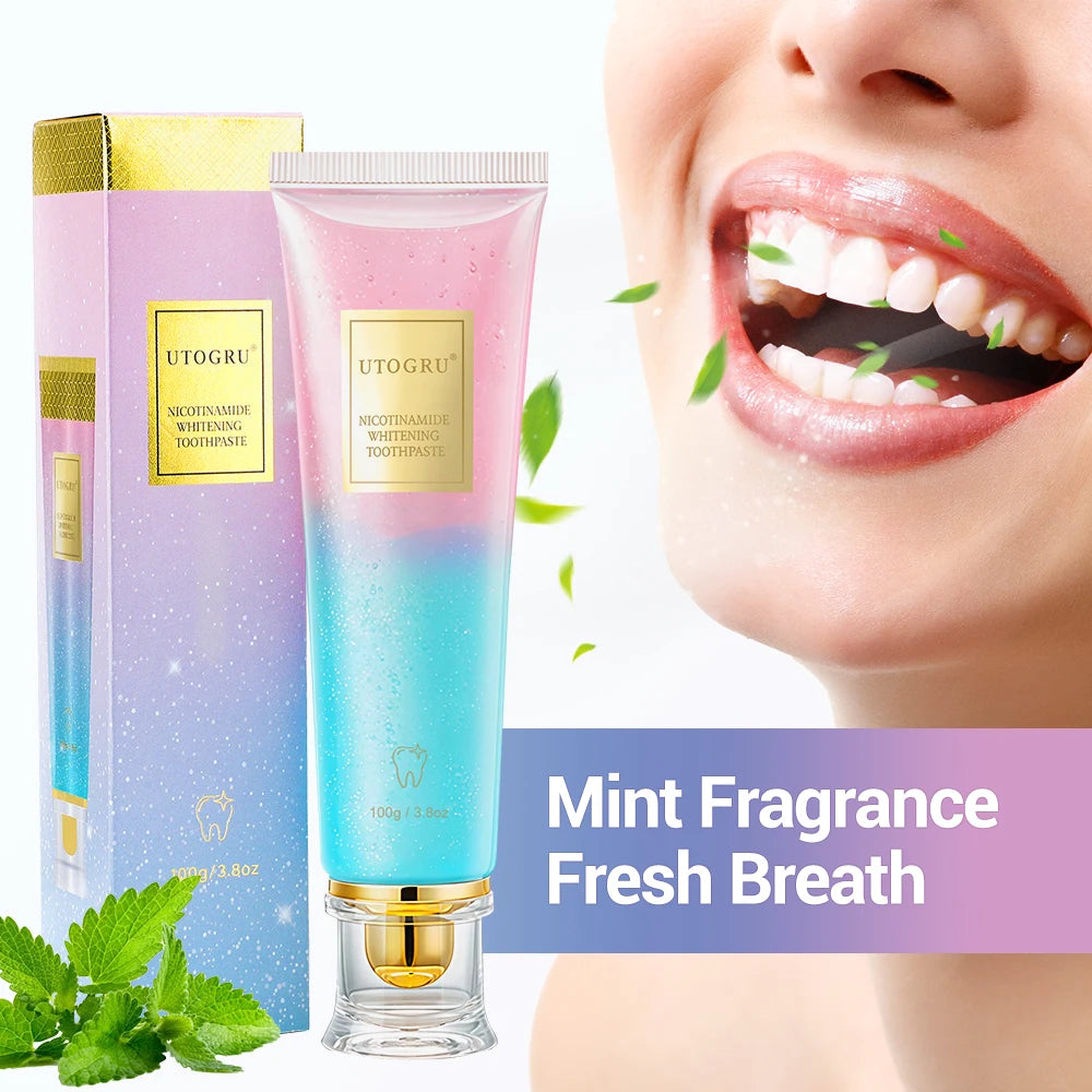 Teeth Whitening Toothpaste Effectively Removes Tea, Coffee, and Wine Stains Fresh Breath Toothpaste for Sensitive Teeth 3 Pack Peaceful Pleasures Health and Wellness