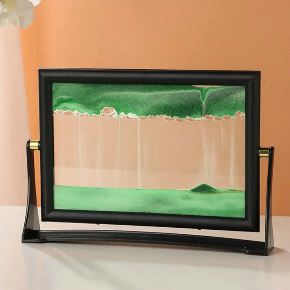 Rotatable 3D Sand Art Picture | Flowing Sandscape Home Décor