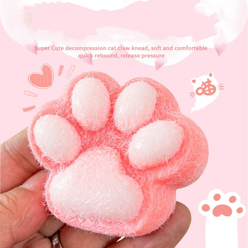 Cat Paw Mochi Squishy Fidget Toy – Soft Slow-Rise Kawaii Gift