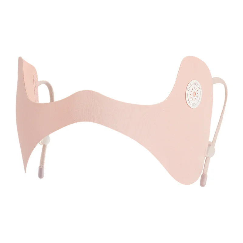Summer Ice Silk Sunscreen Mask for Outdoor UV Protection Peaceful Pleasures Health and Wellness Pink