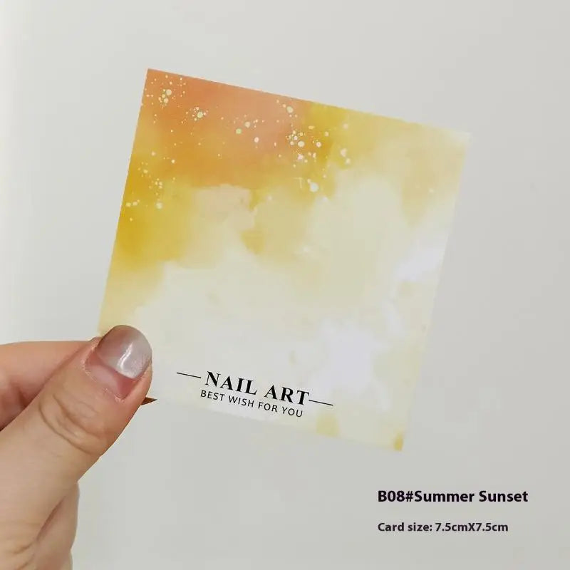 20 Sheets Press On Nail Bottom Butterfly Cardboard Photo Prop Handmade False Nail Art Tips Display Show Card Manicure Tools Peaceful Pleasures Health and Wellness B08
