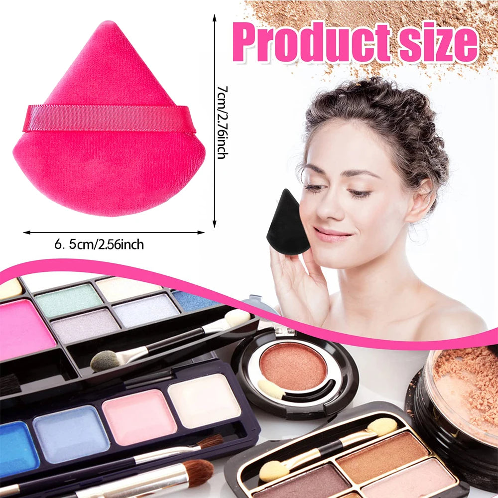 RUNTOIN Triangle Powder Puff Mini Finger Makeup Sponge 6-20 Pc