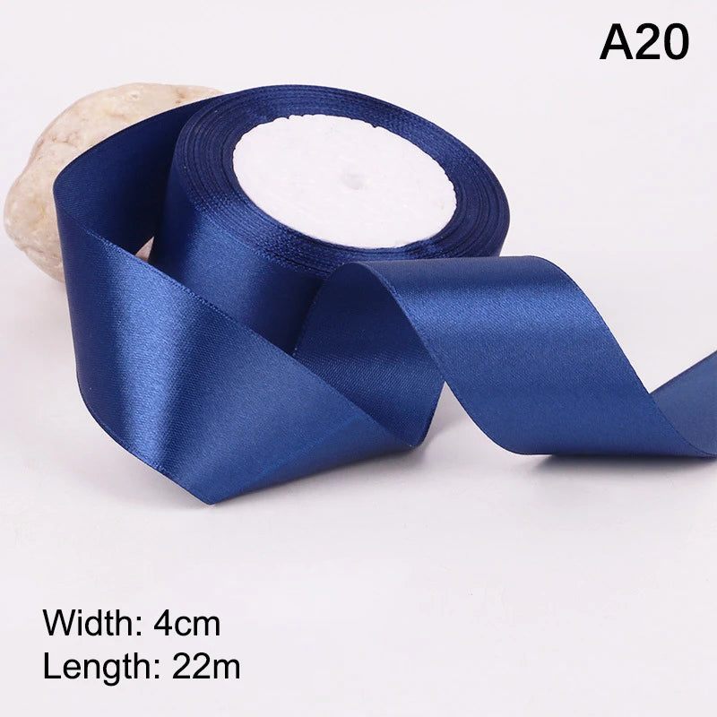 4cm Satin Ribbon Roll 25 Yards – Bows, Gifts & DIY Crafts