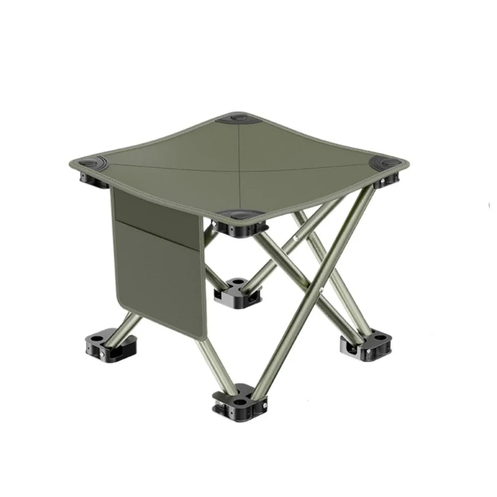 Large Folding Camping Stool – Portable, Ultralight & Side Pocket