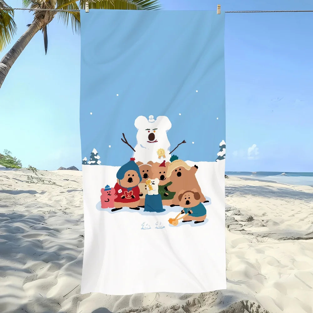 D-Dinotaeng Quokka Quick-Dry Beach Towel | Travel & Sports