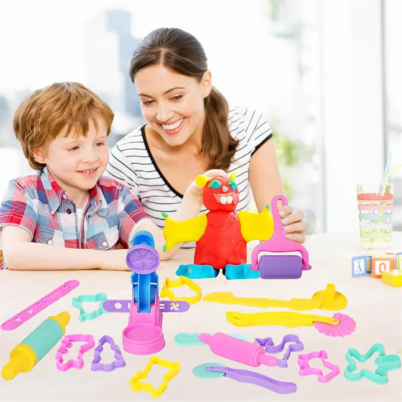 Playdough Tools Accessories Kids Plastic Plasticene Toys Animal