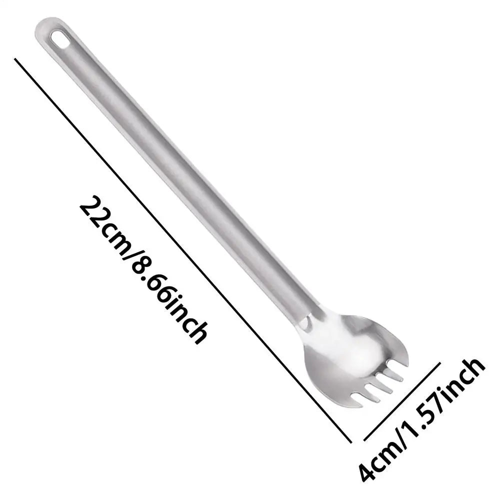Titanium Alloy Soup Spoon | Camping & Kitchen Utensil, 20g