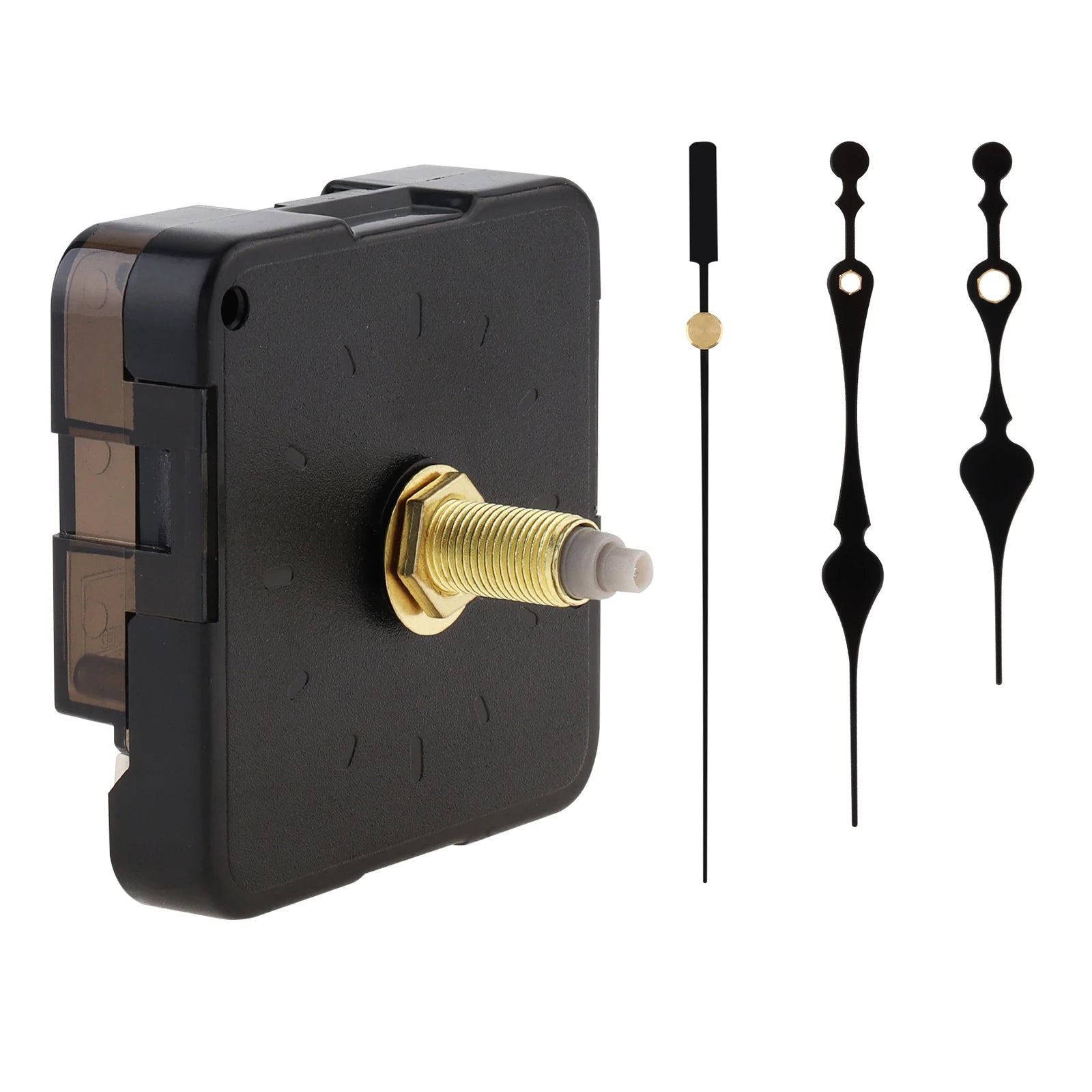 Wall Clock Mechanism Silent Quartz Movement Machine Wall Hands Silent Sweeping Second Movement with Pointer DIY, Repair Tools Peaceful Pleasures Health and Wellness