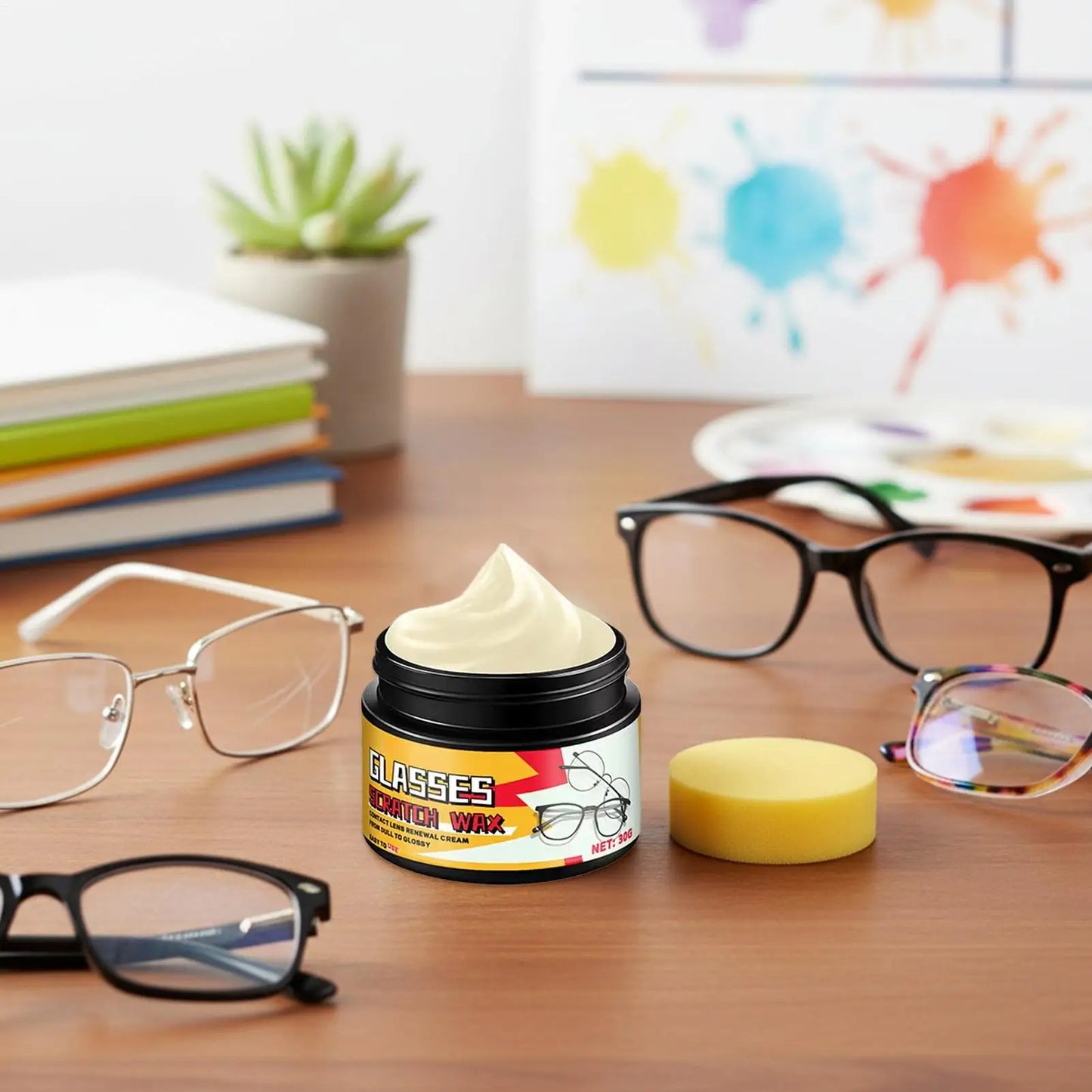 Eyeglass Lens Scratch Repair Cream – 30g Restoring Polish