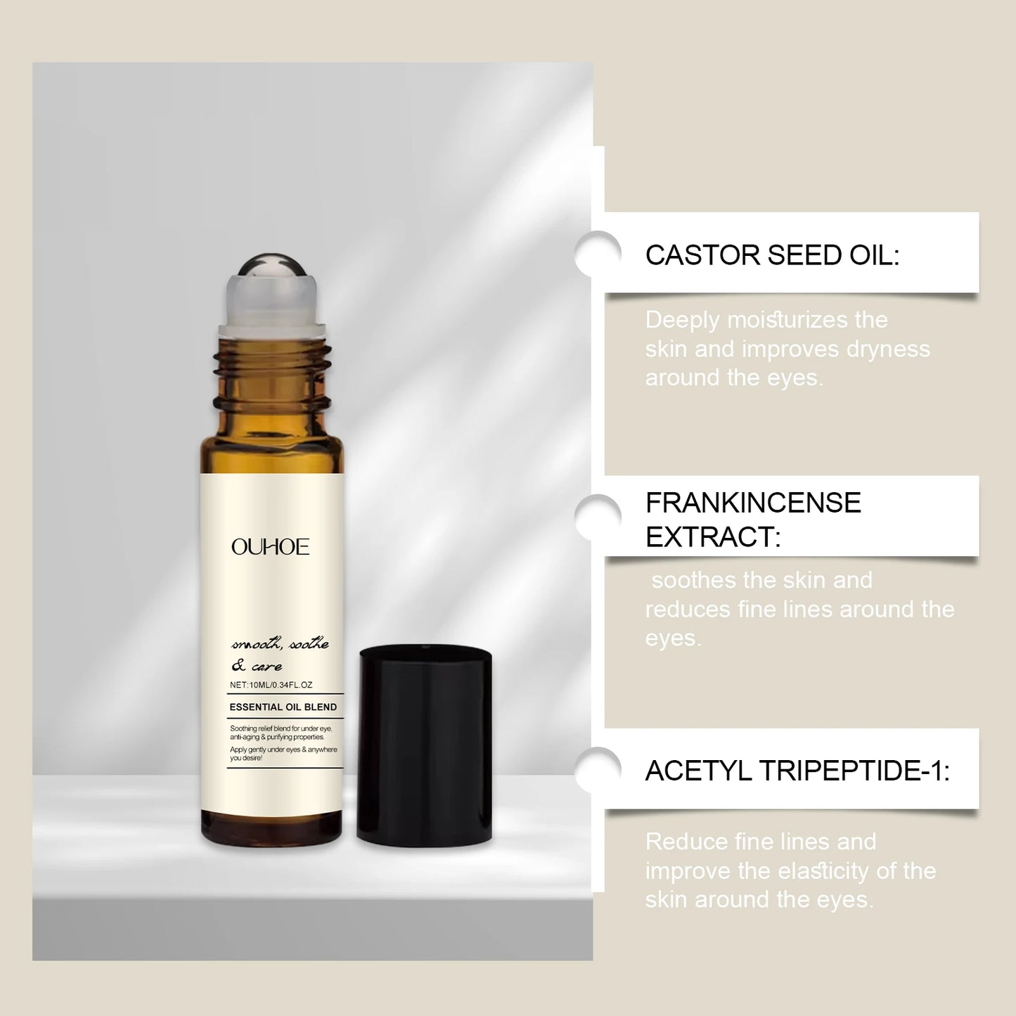 Firming Eye Roll-On Serum | Dark Circles & Wrinkle Care