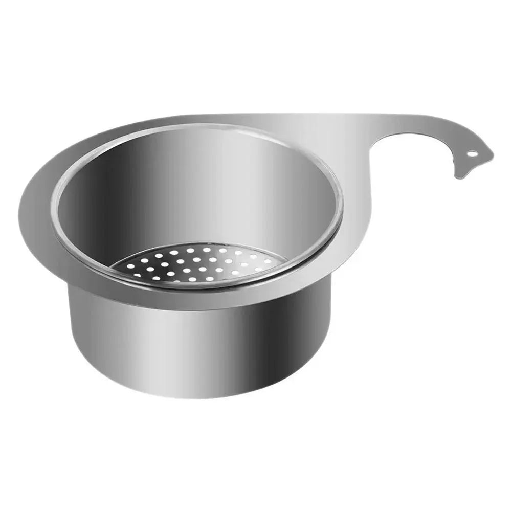 1/2 PCS Tap Hanging Filter Basket Stainless Steel Corner Sink Strainer Kitchen Sink Drain Basket Swan Drain Rack for Sink Peaceful Pleasures Health and Wellness 1PCS 25cm United States