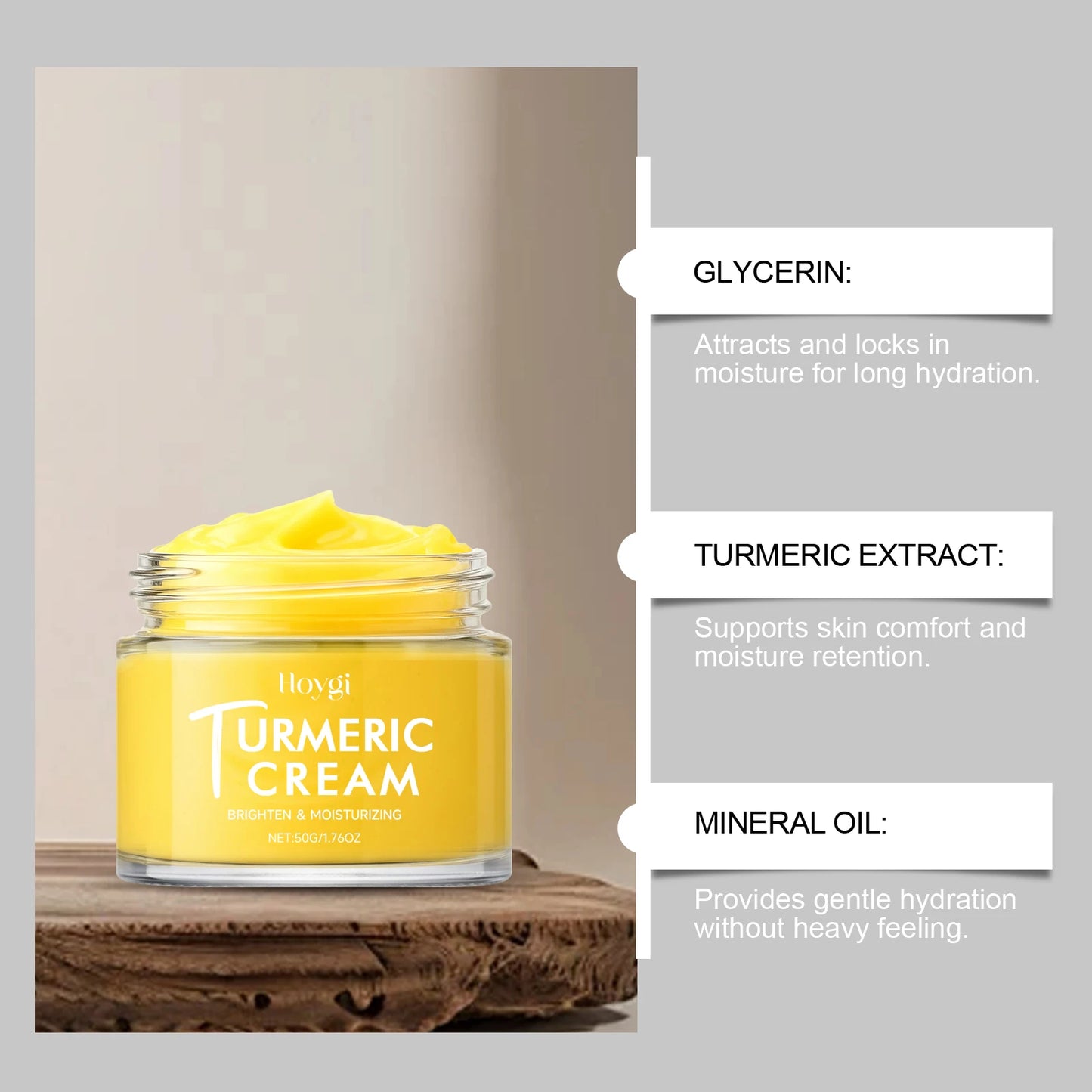 Turmeric Brightening Skincare Set – Cream & Cleanser