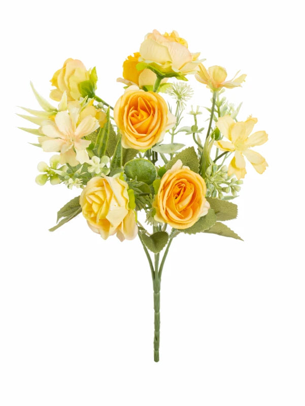 Artificial Silk Rose Bouquet | Wedding, Home & Valentine's Decor
