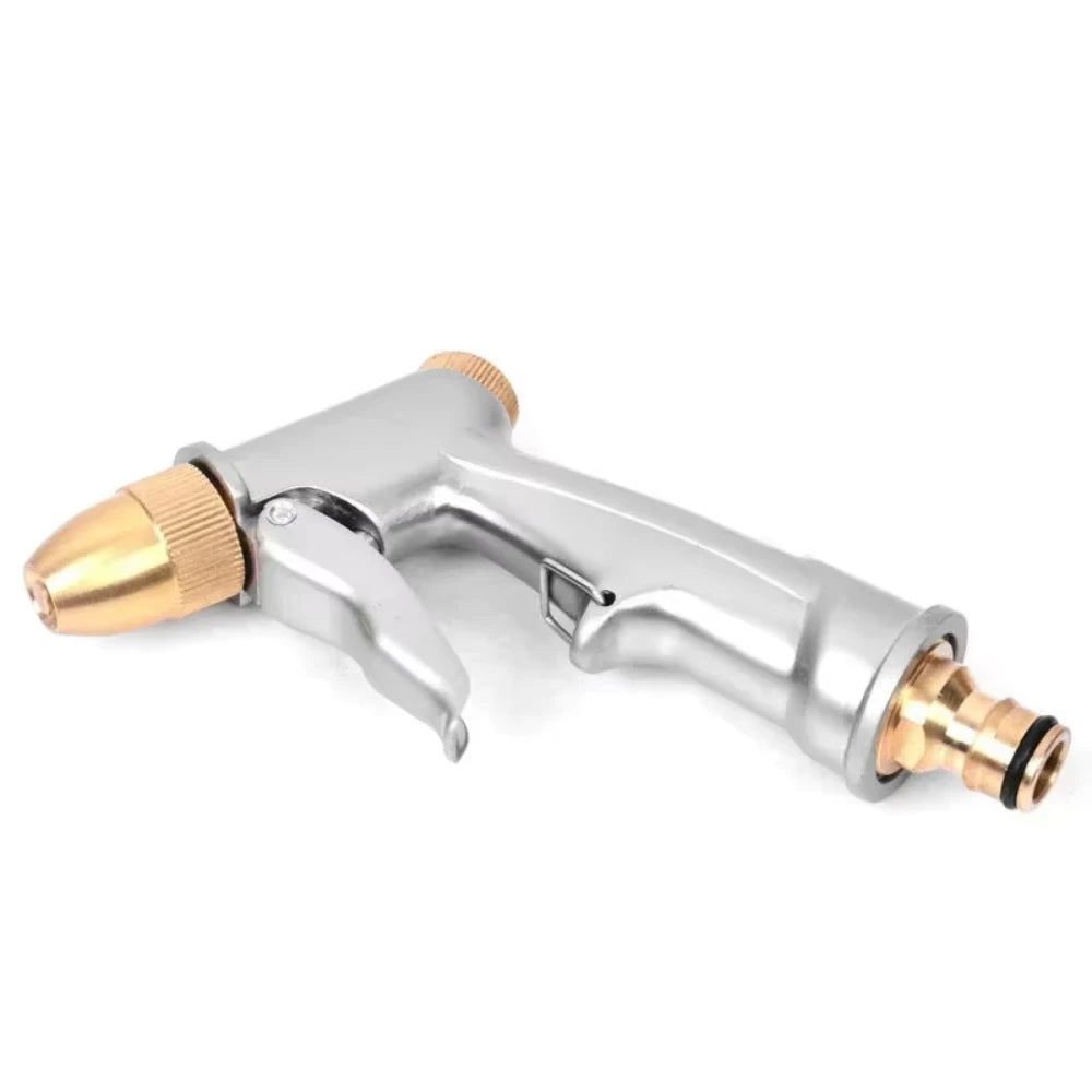 High Pressure Water Spray Gun Metal Brass Nozzle Garden Hose Pipe Lawn Car Wash Sprayer Sprinkler Car Wash Tool Water Guns Peaceful Pleasures Health and Wellness