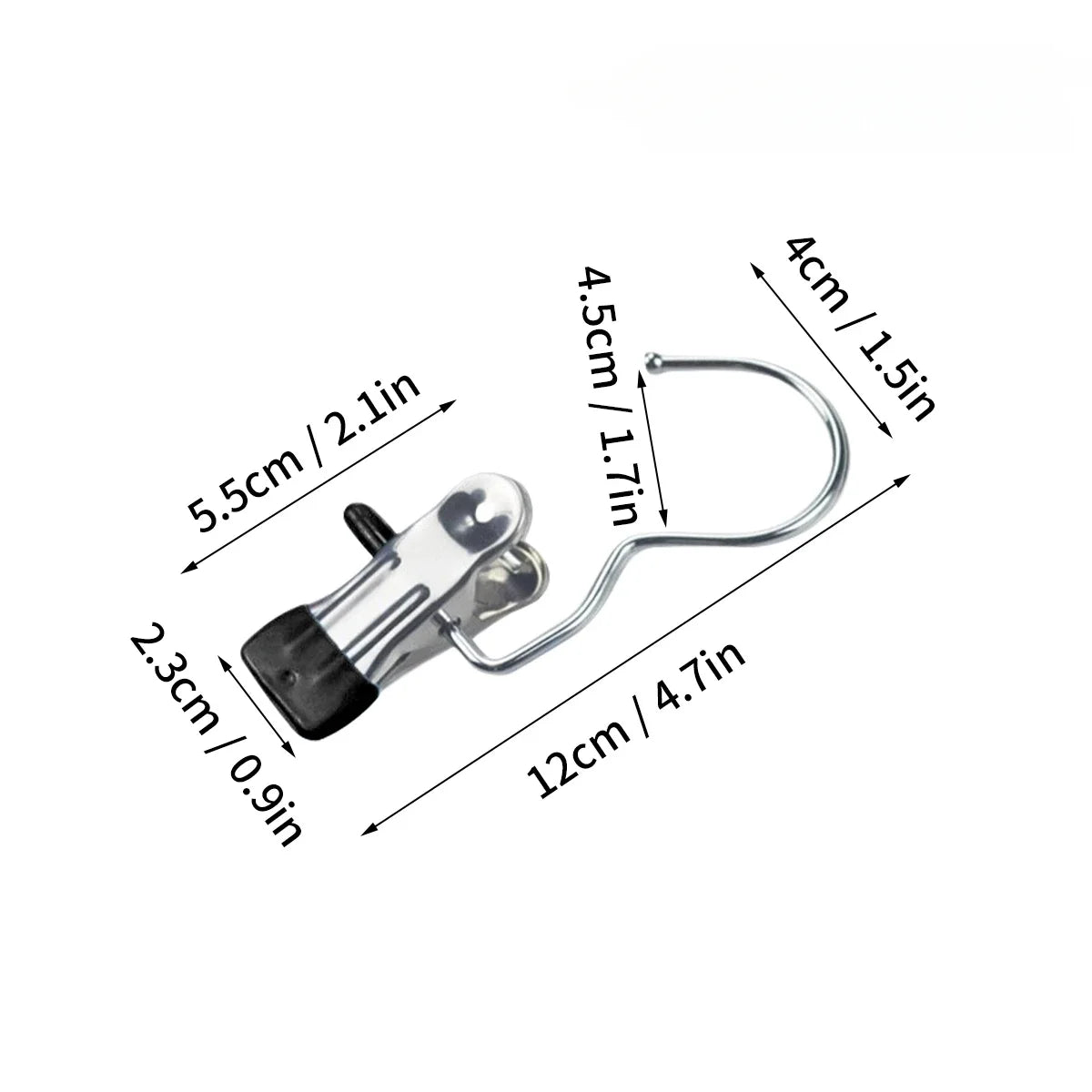 Metal Clothes Hanger Hook Organizer – 5 to 20 Pack