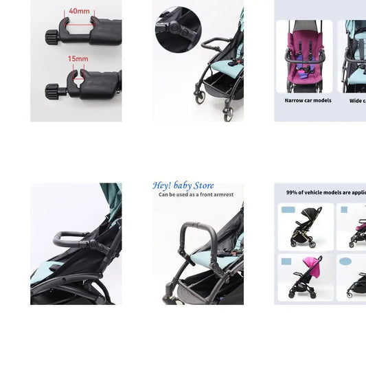 Baby Stroller Bumper Bar | Detachable Crossbar Armrest Replacement Stroller Bumper Bar Peaceful Pleasures Health and Wellness China Mainland
