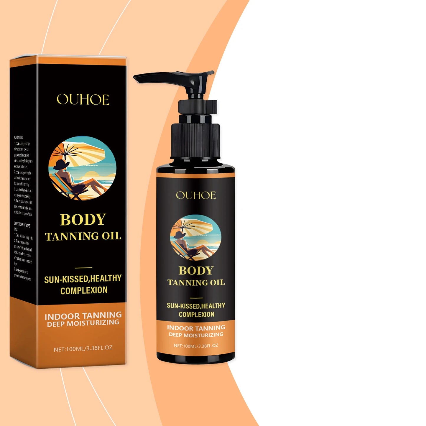 Moisturizing Tanning Oil for Natural Bronze Glow | 100ml