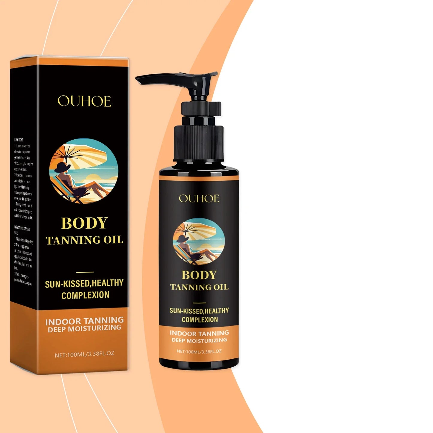Tanning Oil for Natural Bronze Glow – Moisturizing 100ml