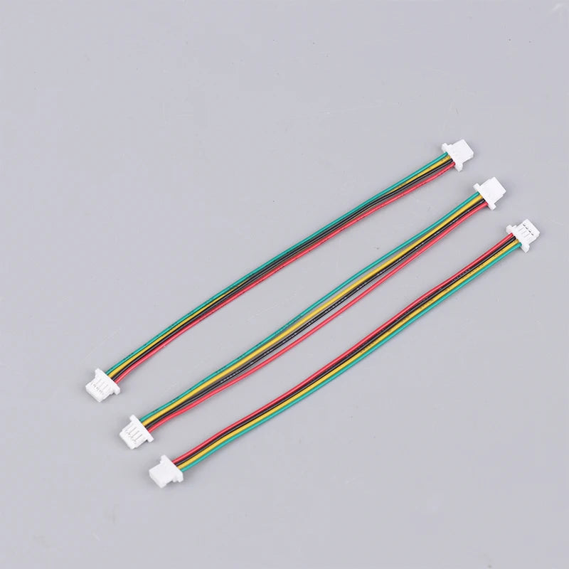 New 1/3/5Pcs 10cm STEMMA QT/Qwiic JST SH 4-Pin Wire Cable Adapter Connector Peaceful Pleasures Health and Wellness white 3pcs