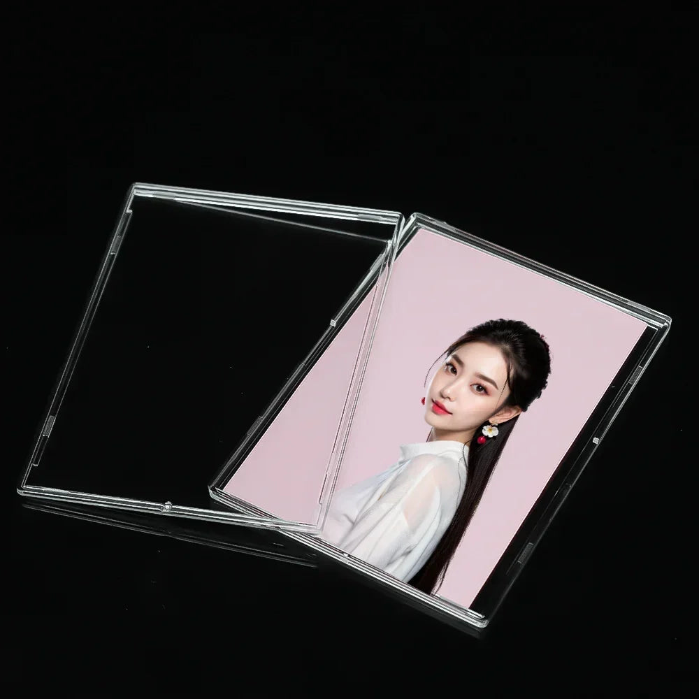 Clear Acrylic Snap Card Display Case – Trading & Kpop Photo