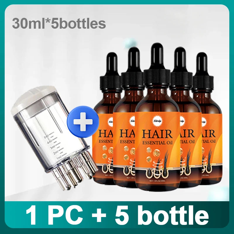 Hair root conditioner gently massages your scalp to solve hair problems and protect your scalp health. Peaceful Pleasures Health and Wellness 1PC plus 5 bottles