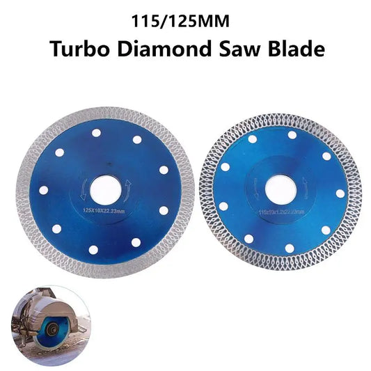 Blue 115/125mm Diamond Saw Blade Power Tools Grinding Saw Cutter Disc For Ceramic Granite Marble Porcelain Tile Cutter Peaceful Pleasures Health and Wellness