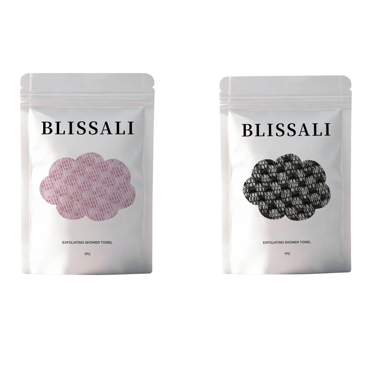 Dual-Sided Exfoliating Body Towel – Back Scrubber & Bath Sponge