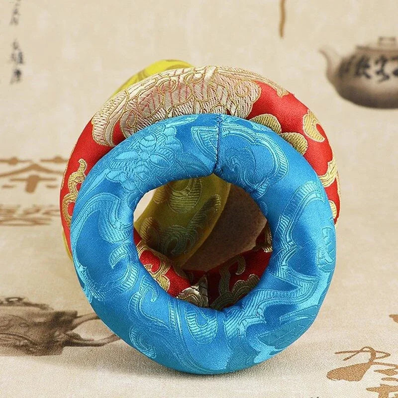 Tibetan Singing Bowl Mat | Chakra Meditation Cushion Pad