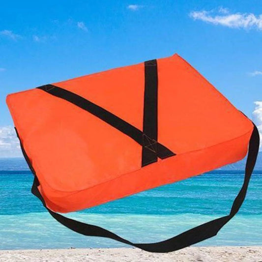 Emergency Marine Flotation Cushion Throw Boat Cushion Adults High Buoyancy Portable Comfortable for Swim Throwable Foam Cushion Peaceful Pleasures Health and Wellness yellow